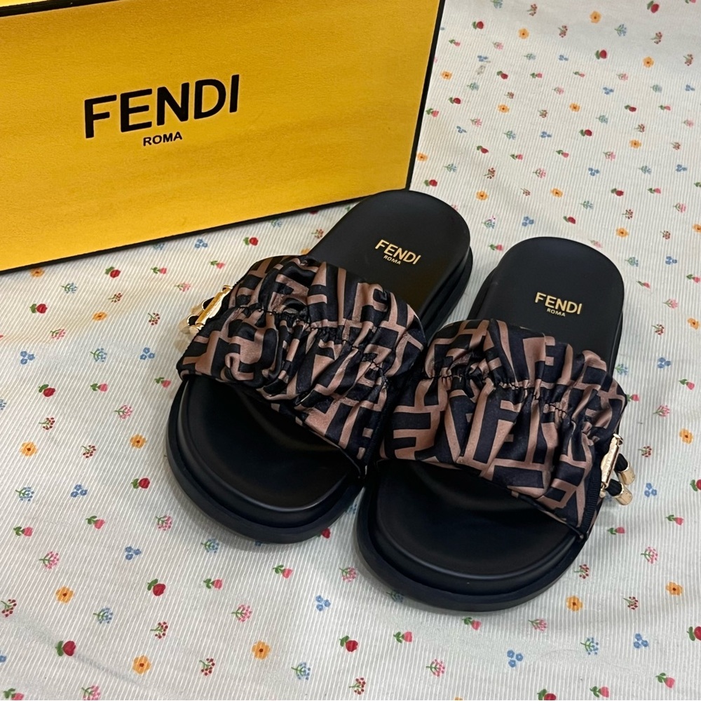 Fendi Women's Brown Sandals